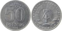 DDR 50 Pfennig DDR 1980A -