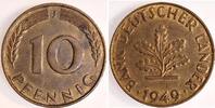 Deutschland 10 Pfennig 10 Pfennig 1949 J vz J 378 -