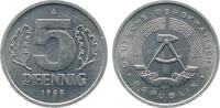 Deutschland 5 Pfennig Variante 5 Pfennig DDR 1989 Jahreszahl Stemepl geändert -