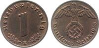 Deutschland 1 Pfennig 1 Pfennig 1938 E J 361 Drittes Reich -