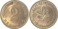 Deutschland 2 Pfennig 2 Pfennig 1968 D Deutschland J 381 bfr/stgl Cu -