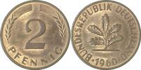 Deutschland 2 Pfennig 2 Pfennig 1960D bfr J 381 bfr 2 Pfennig -