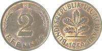 Deutschland 2 Pfennig 2 Pfennig 1959G f bfr J 381 -