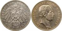 Deutschland 5 Mark 5 Mark Friedrich August Sachsen 1908 E f prfr/vz/stgl Friedrich August -