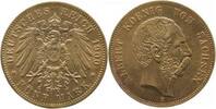 Deutschland 5 Mark 5 Mark Albert.v.Sachsen 1900 E fast vorzüglich Albert -