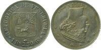 Venezuela 1 Real Venezuela 1858 A 1 Real 2,30g vorzüglich/stempelglanz -