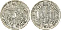 Deutschland 50 Pfennig 50 Reichspfennig 1938 E vz/stgl J 324 -