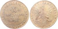 Deutschland Thaler Thaler Frankfurt 1796 X eine feine Mark Top leichte Patina -