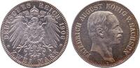 Deutschland 2 Mark 2 Mark Sachsen 1906 E vz/stgl Erstabschlag schöne Patina Friedrich August -