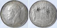 Deutschland 2 Gulden Doppelgulden Sachsen Meiningen 2 Gulden 1854 AKS 183 Bernhard -