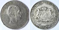 Deutschland Vereinstaler Vereinstaler Reuss Schleiz Jüngere Linie 1858 Kahnt 408 Heinrich LXVII -