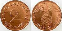 Deutschland 2 Pfennig 2 Pfennig 1938 B Originalfarbe J 362 -