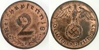 Deutschland 2 Pfennig 2 Pfennig 1937 F J 362 Drittes Reich -