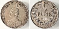 Deutschland 0,5 Rupie 1/2 Rupie 1906J ss/vz, sehr selten, überdurchschnittlich -