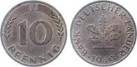 Deutschland 10 Pfennig 10 Pfennig 1949D bfr/stgl, BDL -