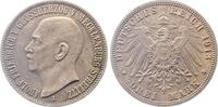 Deutschland 3 Mark 3 Mark Mecklenburg Strelitz 1913 A Patina prfr. matt Adolf Friedrich V -