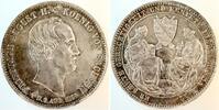 Deutschland 1 Taler Sterbetaler Sachsen 1854 Erstabschlag Kahnt 452 AKS 117 Friedrich August II -