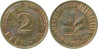 Deutschland 2 Pfennig 2 Pfennig 1958F bfr -