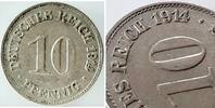 Deutschland 10 Pfennig Fehlprägung 10 Pfennig 1914 G Zahl 4 schräg J 013 -