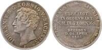 Deutschland 1 Taler 1 Taler 1855 Johann Sachsen Münzbesuchstaler Thun 334 Johann V -