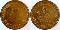 Deutschland 5 Pfennig 5 Pfennig 1949 D bankfrisch zaponiert -