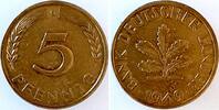 Deutschland 5 Pfennig 5 Pfennig 1949G bfr, zaponiert -