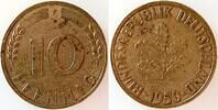 10 Pfennig 1950 Deutschland 10 Pfennig 1950 Fsehr schön Messing 4,15 gr sehr schön