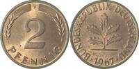 Deutschland 2 Pfennig 2 Pfennig 1967F stgl J 381 -