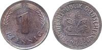 Deutschland 1 Pfennig Fehlprägung 1 Pfennig 1968 G ohne Ring geprägt -