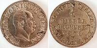 Deutschland 0,5 Silbergroschen 0,5 Silbergroschen 1870 B Wilhelm Preussen kleine Henkelspur Wilhelm -