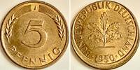 Deutschland 5 Pfennig 5 Pfennig 1950J bfr -