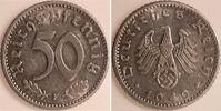Deutschland 50 Pfennig 50 Pfennig 1940F fast VZ, Jaeger 372ss/vz -