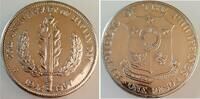 Philippinen 1 Peso 1 Peso, 25 Jahre Bataan Day, Polierte Platte gereinigt -