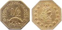 USA 1/2 Dollar California Gold 1855 ca. VZ, USA, 1/2 Dollar Coronet Kopf -