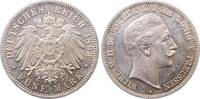 Deutschland 5 Mark 5 Mark Wilhelm II Preussen 1895 A J104 ein herrliches Stück Wilhelm II -