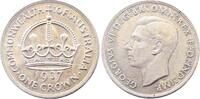 Australien 1 Crown 1 Crown 1937, Georg, Australien, f.vz-vz/stgl,ca. MS62 -