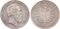 Deutschland 5 Mark 5 Mark Ludwig IV Hessen 1888 A ss/vz f vz ! J 069 2.3 Ludwig IV -
