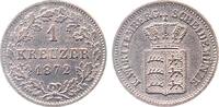 Deutschland 1 Kreuzer 1 Kreuzer 1872 Württemberg stgl. Erstabschlag selten TOP -
