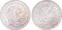 Österreich 20 Kreuzer 20 Kreuzer 1868 Österreich prägefrisch TOP Franz Joseph -
