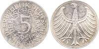 5 Mark 1951 Deutschland 5 DM 1951 F bankfrisch Erstabschlag bankfrisch