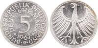 5 Mark 1967 Deutschland 5 DM 1967 G f.stgl EA J 387 f.stg