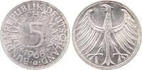 5 Mark 1968 Deutschland 5 DM 1968 G bankfrisch ERSTABSCHLAG bankfrisch