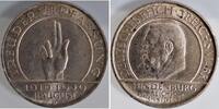 Deutschland 3 Reichsmark 3 Reichsmark 1929 D Verfassungstreue vz/st J 340 -