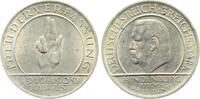 Deutschland 3 Reichsmark 3 Reichsmark 1929 D Verfassungstreue vz/st J 340 -