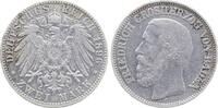 Deutschland 2 Mark 2 Mark Baden 1896 G fast ss J 028 Friedrich -