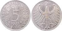 5 DM 1961 Deutschland 5 Deutsche Mark J 387 1961 F fast vorzüglich