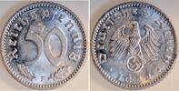 Deutschland 50 Rpf 50 Pfennig 1944F prfr/stgl aussergewöhnlich gute Erhaltung -