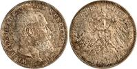 Deutschland 5 Mark 5 Mark Wilhelm Württemberg 1902 F tolle Patina J 176 Wilhelm II -
