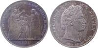 Deutschland Konventionstaler Bayern Geschichtstaler 1835 Erstabschlag Benediktiner Ludwig I -