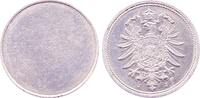 Deutschland 10 Pfennig Einseitige Probe 10 Pfennig Nickel J 004 Münzzeichen : J unediert -